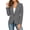 10# Gray, variant on Women's Blazer Business Casual Lightweight Suit - Long Sleeve Slim Fit Work Office Jacket with Pockets Black XL