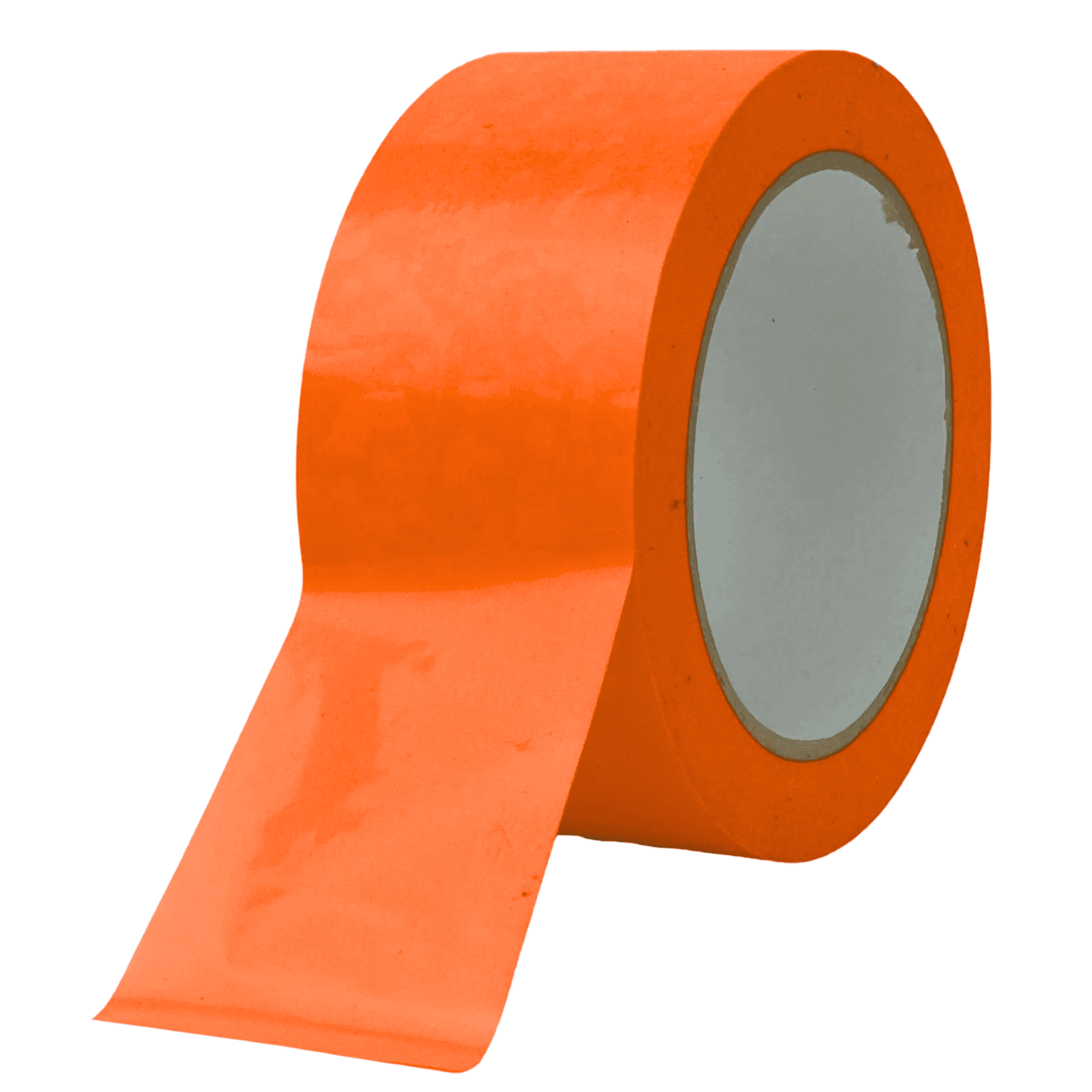 JVCC PTU-25F UPVC Packaging Tape: 2 in x 72 yds. (Fluorescent Orange)