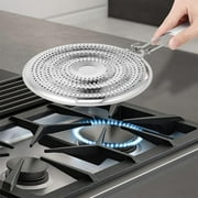 Stainless Steel Heat Diffuser for Gas And Electric Stove - Even Heat Distribution Induction Cooktop Adapter Plate - Food Warmer Simmer Plate for Gas Stove With Flame Guard