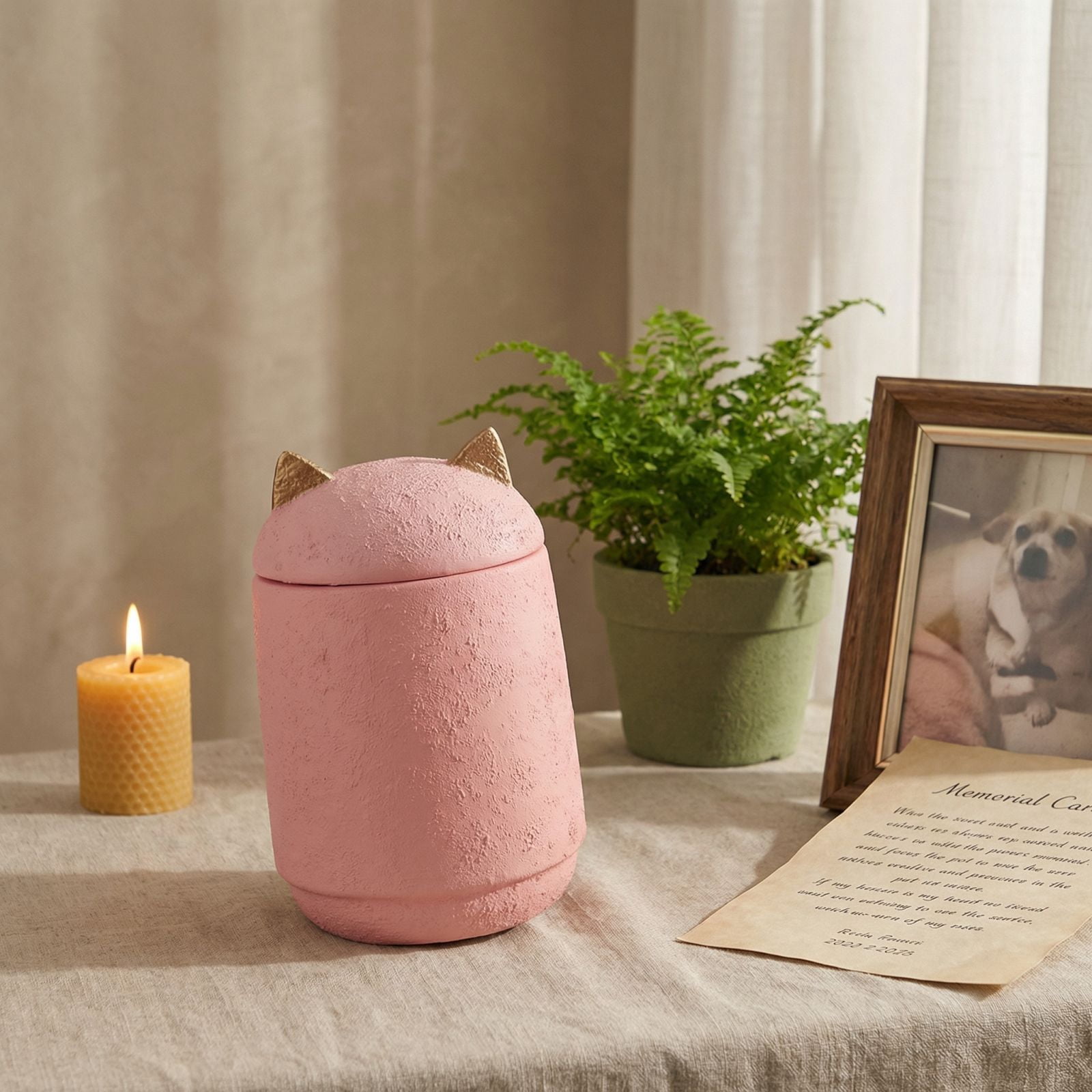 Pet Urns Ashes Prepared for Dogs, Ceramic pet Souvenir Urns,Photo Box pet Crematorium,Cat Urn Dog Urn