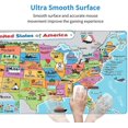 thumbnail image 4 of .x BAT Shadow Rubber Stitched Edges Extended Large Gaming Mouse Pad Office Keyboard Mouse Mat, 4 of 7