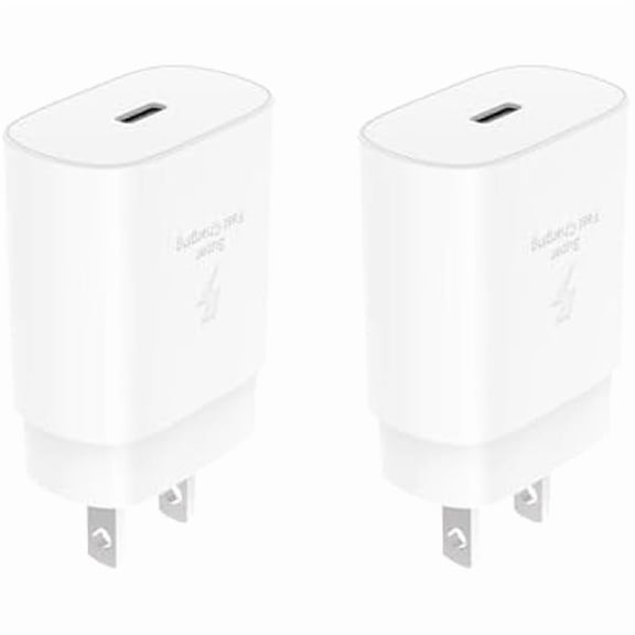 Eryueer for USB C Charger Block, 25W USBC Fast Charging Adapter Power Cube Wall Charger Plug Compatible with Samsung Galaxy S25/S24 Ultra/S23/S22/S21/S20/Z Fold 3/4/5/Note20, iPhone 16/15 Pro Max