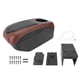 thumbnail image 2 of Arrillador de Reposabrazos, Reposabrazos de Consola de Automóvil con Universal Con Almacenamiento de Doble Capa y 6 Puertos USB, Caja de Almacenamiento de Reposabrazos de Cuero Pu, 2 of 7