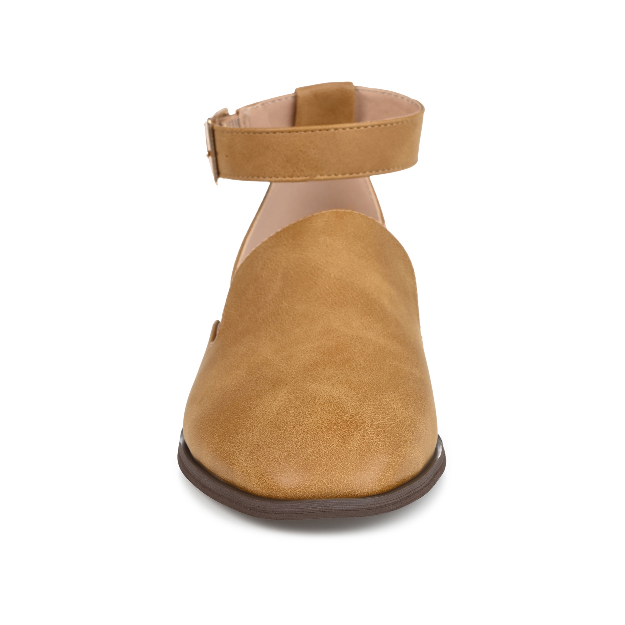 Journee Womens Loreta Buckle Square Toe Loafer Flats, Widths Available