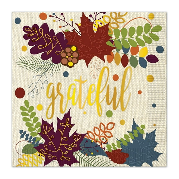 Beistle 90358 2-ply Friendsgiving Luncheon Napkin