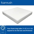 thumbnail image 2 of Foamrush 4" Height x 36" Width x 72" Length Upholstery Foam Cushion High Density, 2 of 7