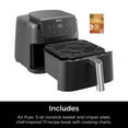 thumbnail image 4 of Ninja Pro 3-in-1 Air Fryer, XL 5-Qt Basket, 3 Functions, Air Crisp Technology, Non-Stick, Crisper Plate, AF140 Black, 4 of 13
