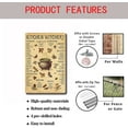 thumbnail image 3 of Retro Meta Kitchen Witchery Poster Abc's of Kitchen Witch Poster Smudge Sticks Witches Poster Witches Magic Knowledge Poster Witch Knowledge Poster 8X12 inch-Tin Painting, 3 of 14