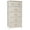 Beige, variant on Crestlive Products White 6-Drawer Chest Vertical Dresser Storage Tower