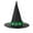 Army Green, variant on Women's Witch Hat Lace Hat Festival Party Cornered Wide Hat Coffee