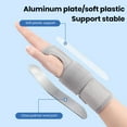 thumbnail image 3 of Ettsollp 1Pc Sprained Wrist Brace Breathable Adjustable Left Right Hand Arthritis Pain Relief Wrist Support Stabilizer Recovery Protection Wrist Wrap Wristband, 3 of 8