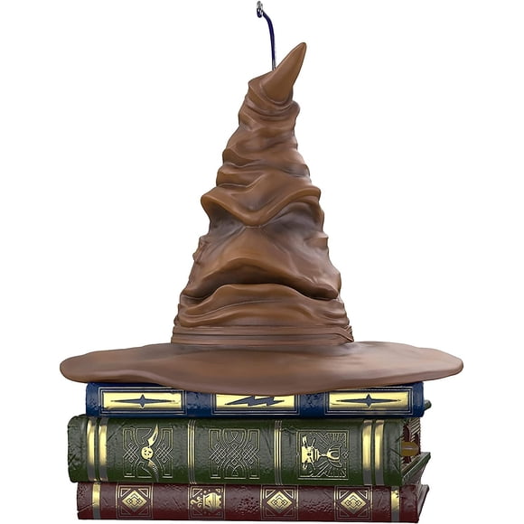 Ornement de Noël pour Harry Potter, Chapeau de Tri, Souvenir Magique avec Sons et Mouvements Parlants, Arbre de Noël, Cadeaux Harry Potter