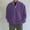 Purple, variant on Baqcunre Hoodies For Men Mens Simple Casual Loose Hoodless Oversize Zipper Stand Collar Hoodless Pullover Sweater Coat Top Zip Up Hoodie Men Tops For Men Blue L