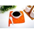 thumbnail image 2 of 100% Cotton Pot Holders for Kitchen 7" x 7" Inches Heat Resistant Pot Holder Pack of 10 Orange, 2 of 5