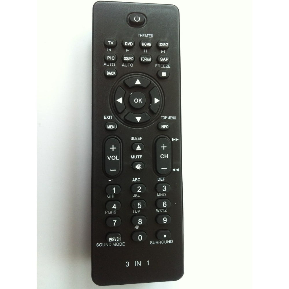 New 3 In 1 Remote Control for Philips TV DVD Home theater USA Seller quick ship