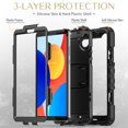 thumbnail image 5 of FJLBDE Case for Xiaomi Redmi Pad SE 8.7 inch 2024, Rugged Shockproof Tablet Cases Cover with Kickstand Shoulder Strap, Black, 5 of 7