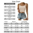 thumbnail image 5 of Womens Sleeveless Halter Crop Top Knit Sweater Vest Ribbed Camisole Tank Tops, 5 of 5