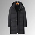 thumbnail image 4 of Chaqueta de plumón de lujo de diseñador para hombre, marca de invierno, con capucha extraíble, relleno de plumón de pato, ropa de abrigo para el frío, chaqueta de invierno para hombre, 4 of 5