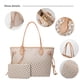 thumbnail image 4 of Lacel Urwebin - Bolsos de mano para mujer con asa superior y portafolios pequeña (blanco), Blanco, 4 of 5