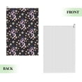 thumbnail image 2 of Lsque Snake And Floral1 Premium Golf Towel - Ultra Absorbent and Quick Drying Microfiber Towel with Carabiner - Gift for Men -24" X 16", 2 of 8
