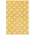 thumbnail image 2 of Unique Loom Whimsy Kids Collection Area Rug - Stars (2' 2" x 3' 1" Rectangle Soft Yellow/Ivory), 2 of 9
