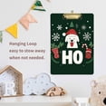 thumbnail image 4 of FORMRS Acrylic Clipboard with Low Profile Clip Standard A4 Letter Size, 12.5" x 9", Christmas Dog, 4 of 8