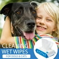 Tikysky Natural Pet Wipes for Dogs & Cats, 100 Count, Grooming