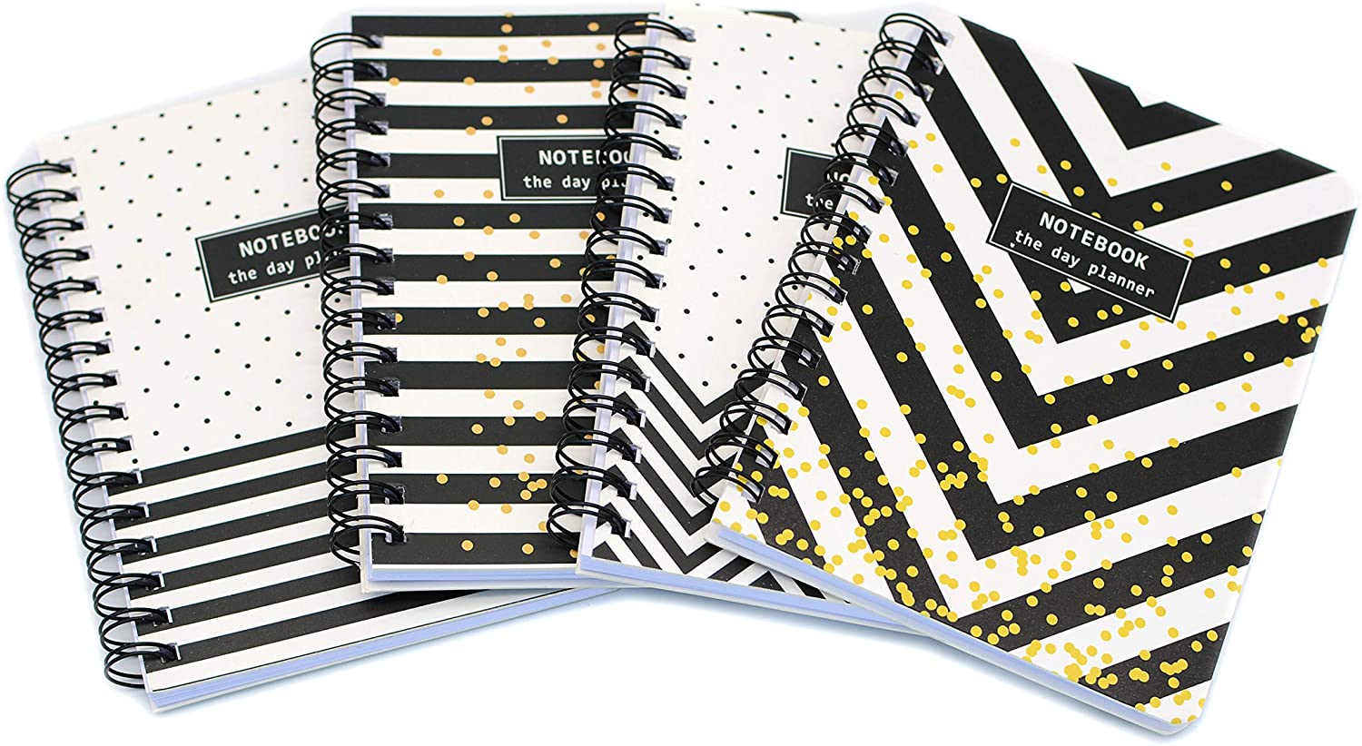 4 Pack Mini Small Pocket Spiral Notebooks Journals 4.1"x 5.7" (A6 ...