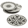 Disney Parks Mickey Mouse Tidbit Plate Set Disney Homestead Collection New
