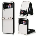 thumbnail image 3 of For Samsung Galaxy Z Flip3 5G Carbon Fiber Texture Shock-proof PU Phone Case, 3 of 9