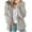 Gray, variant on VINUSLI Winter Jacket for Women Fleece Lined 2025 Zip Up Warm Sherpa Hooded Jackets Thick Fuzzy Hoodies Cardigan Outerwear with Pockets Black,L