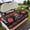 Red, variant on Golf Cart Seat Covers for 2 Seater,Sage Green Geometric Soft Microfiber Cart Seat Towel Blanket,Modern Morocco Abstract Art Absorbent Breathable Non Slip Bench Seats Protector for Golf Course 51"x31"