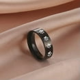 thumbnail image 4 of EOEMY Dog Paw Print Cute Rings Stainless Steel Finger Couple Rings Jewelry Gift, 4 of 7