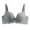 Gray, variant on LLYWEY Daisy Bra Clearance Running Sports Bras Women Ladies Cut-Out Bra Style-1420 Women's Plus Padded Bra Feature Adult Female Sport Sports Bras Black 36B