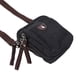 thumbnail image 2 of Bolso bandolera de lona con cremallera para hombre, bolso informal de viaje militar (negro), 2 of 7