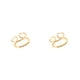 thumbnail image 4 of Anillos para Mujer Sonducket Boda Fiesta Compromiso Ajustable Oro 2piezas, 4 of 6
