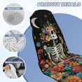 thumbnail image 4 of FOR U DESIGNS Galaxy Skull Skeleton Floral Print Car Seat Cover Towel Seat Covers Universal Car Accessories Seat Protector for SUV Trucks, Portable Running Towel for Gym Outdoor, 4 of 7