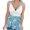 Light Blue, variant on asdoklhq Juniors Plus Tops & T-Shirts,Women's Lace Patchwork Printed Vest Sleeveless Blouse Suspenders Tops