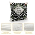 thumbnail image 4 of PHYHOO Christmas Pillow Covers Black White Buffalo Plaid Wreath Decorative Christmas Throw Pillow Cases Christmas Winter Holiday Farmhouse Cushion Case, 4 of 5