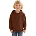 thumbnail image 3 of Kiijoy Toddler Girls Hoodie Cotton Solid Casual Hooded Sweatshirt Unisex Versatile Pullover, 3 of 3