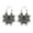 Silver, variant on Antique Silver Gypsy Ethnic Boho Hoop Dangle Earrings Handmade Jewelry for Women