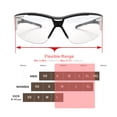 thumbnail image 4 of Gafas de seguridad HTS HUNTERSKY E9532 superflexibles antivaho, 4 of 9
