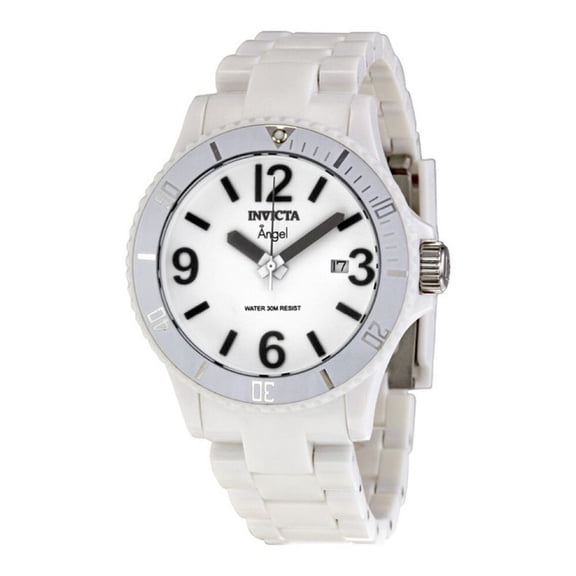 Invicta Women's Angel Plastic Analog Watch - White