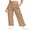 04-Khaki, variant on Womens Parachute Cargo Pants with Pockets Quick Dry Hiking Pants Lightweight Water-Resistant Baggy Joggers Black L