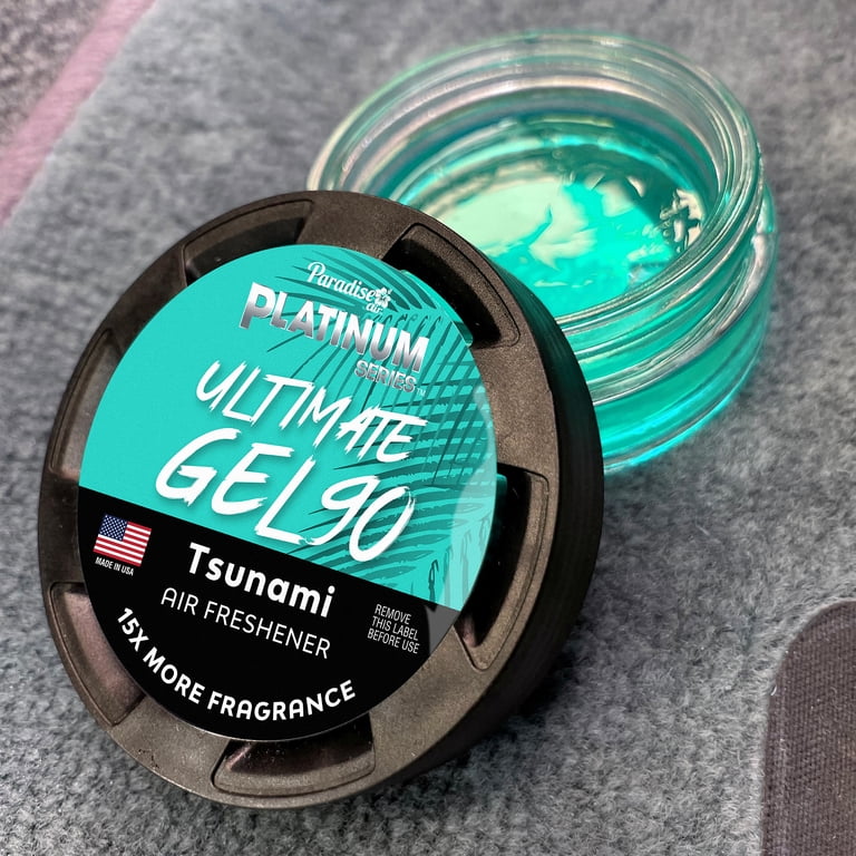 【ダメージ有】  プレイン　シェルディッシュ Paradise Air Platinum Series Ultimate Gel 90 Air Freshener, Net