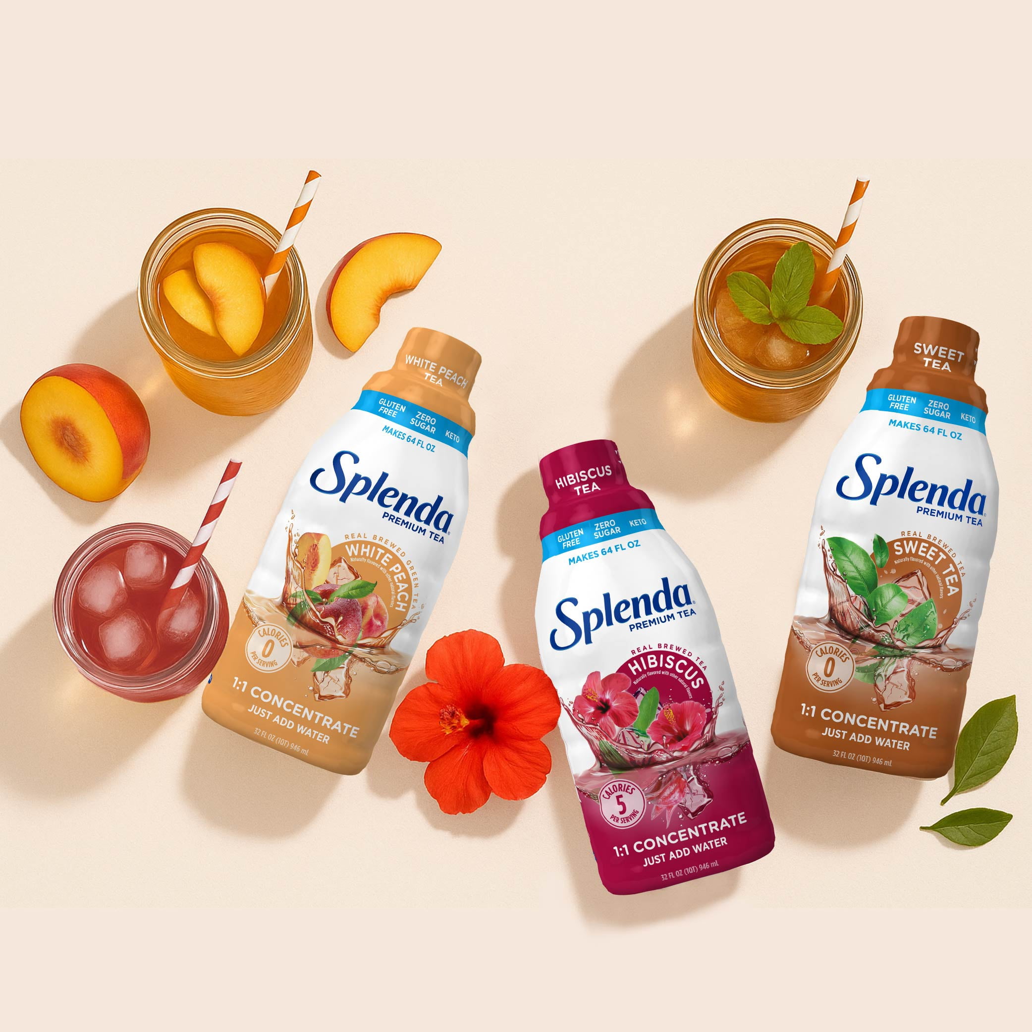 Splenda White Peach Tea Concentrate - 32oz