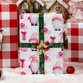 thumbnail image 2 of HOMERAL Christmas Wrapping Paper Roll - Red Gift Wrap with Goblin, Gift Box and Red Plaid - Perfect for Christmas - 17 Inch X 33 Feet, 2 of 6