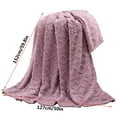 thumbnail image 3 of Ywuzuh Fuzzy Plush Flannel Blanket Super Soft Cozy Blankets for Women, Cute Large Fleece Blanket for Girls Receiving Blankets, 3 of 9