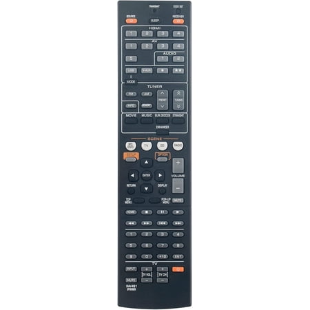 RAV491 New Replacement Remote fit for Yamaha AV Receiver YHT-494BL RX-V565BL YHT-397BL YHT-493BL