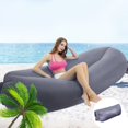 thumbnail image 2 of Sofá Inflable Para Exteriores, Cama Plegable Para Adultos, Sofá Inflable Perezoso, Fácil De Desmontar Y Lavar, Saco De Dormir Portátil Para Acampada, 2 of 5